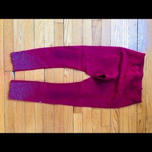 Lululemon red leggings